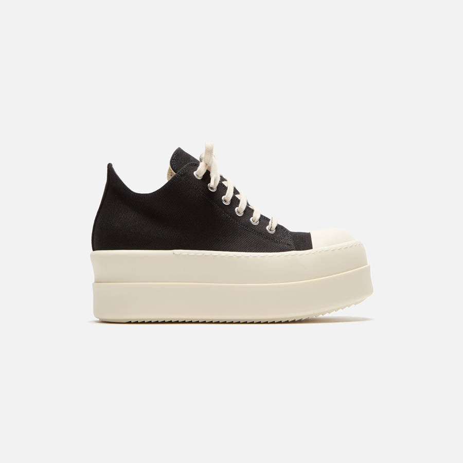 Black Women Kith Rick Owens WMNS DRKSHDW Double Bumper Low Sneakers | 0278-KHGJR