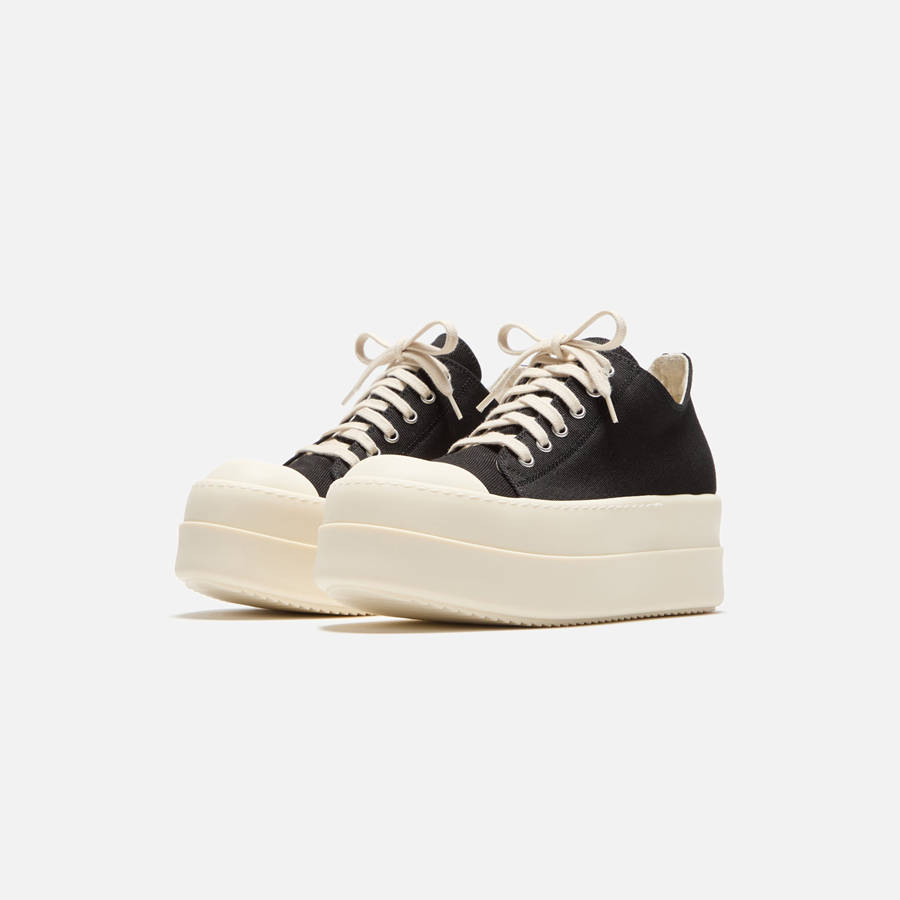 Black Women Kith Rick Owens WMNS DRKSHDW Double Bumper Low Sneakers | 0278-KHGJR