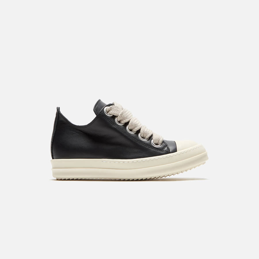Black Women Kith Rick Owens WMNS Jumbo Laced Low Sneakers | 7034-BYCXR
