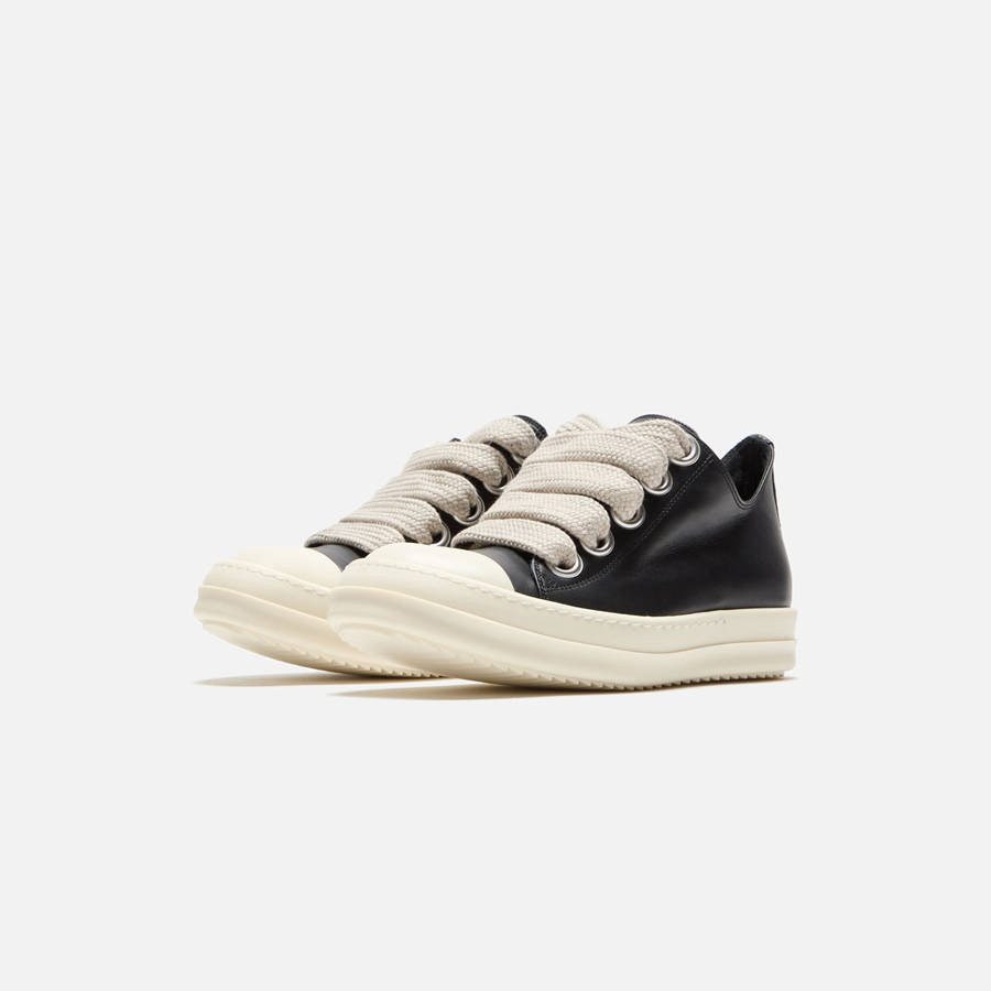 Black Women Kith Rick Owens WMNS Jumbo Laced Low Sneakers | 7034-BYCXR
