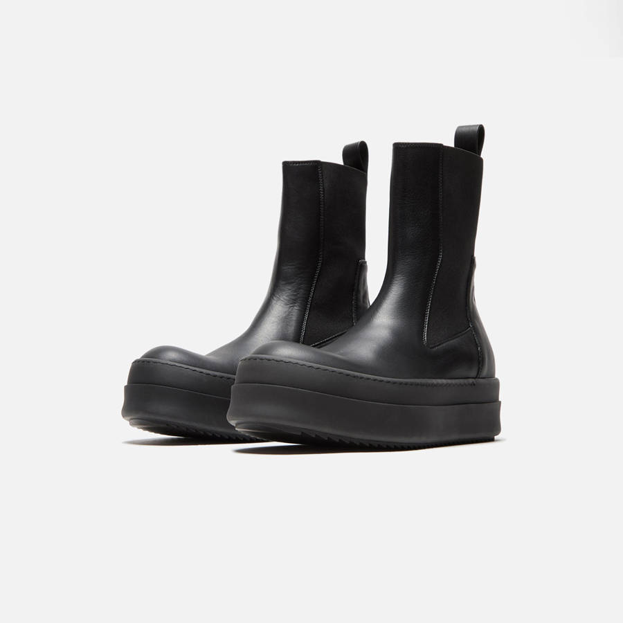 Black Women Kith Rick Owens WMNS Mega Bumper Beatle Boots | 7856-ROFSP