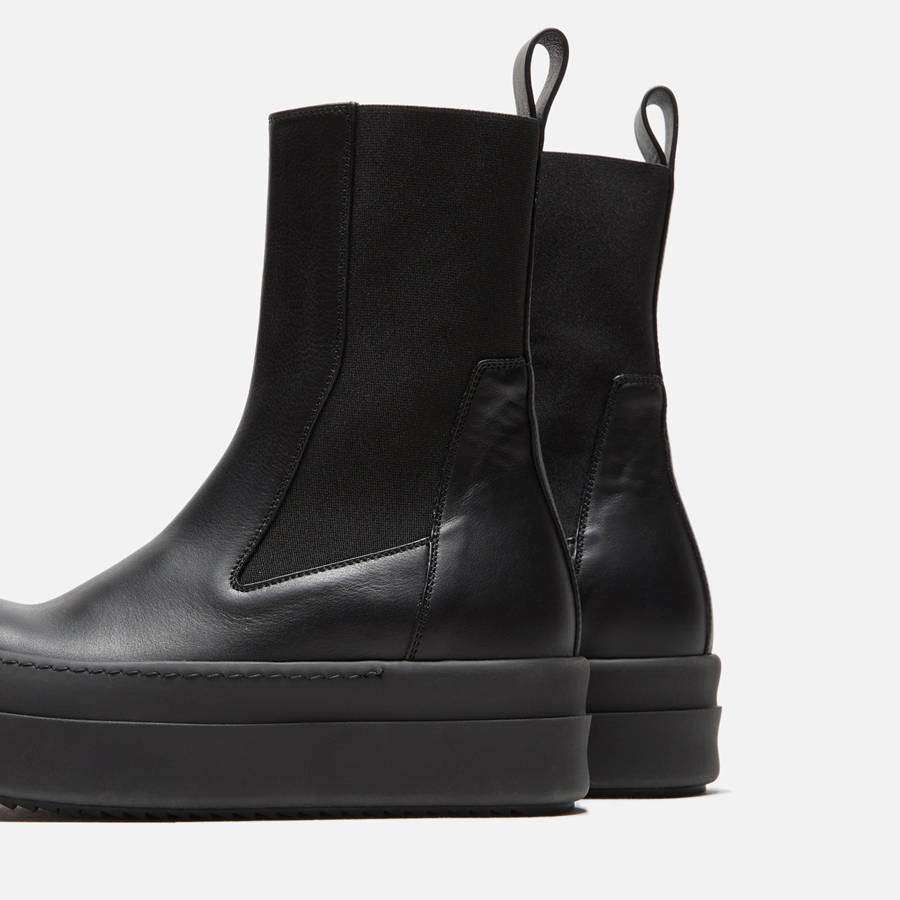 Black Women Kith Rick Owens WMNS Mega Bumper Beatle Boots | 7856-ROFSP
