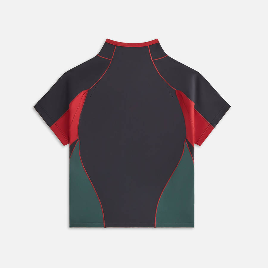 Black Women Kith Ryne Panelled Jersey Shirts | 1590-LEUVD