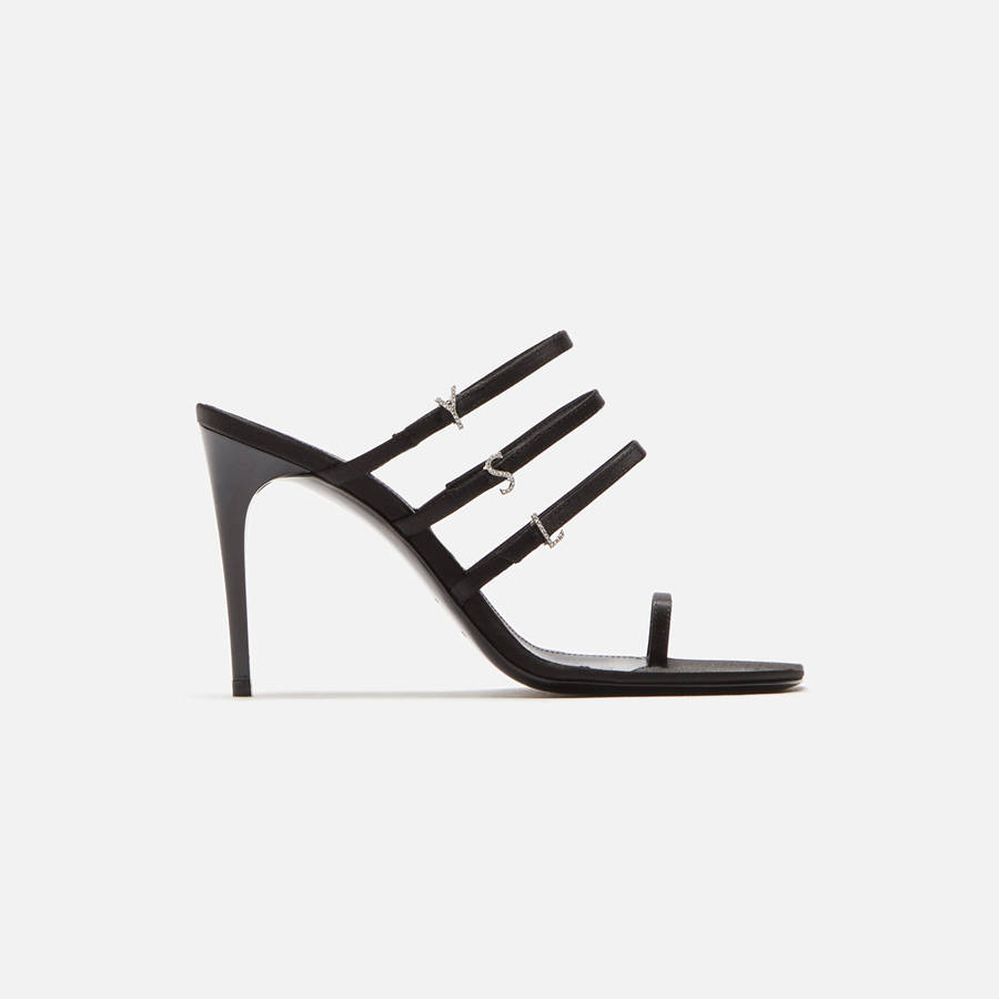 Black Women Kith Saint Laurent Free 95 Luz Sandal Heels | 7492-ICLBM