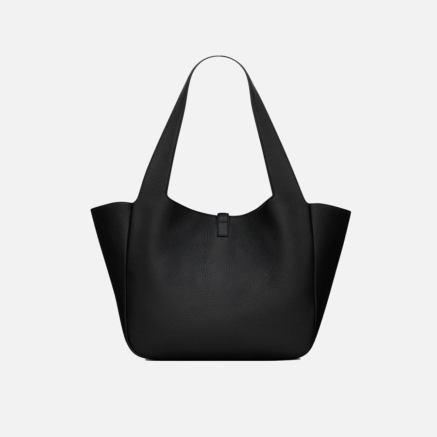 Black Women Kith Saint Laurent Le 5A7 Shop Tote Bags | 7480-WIXER