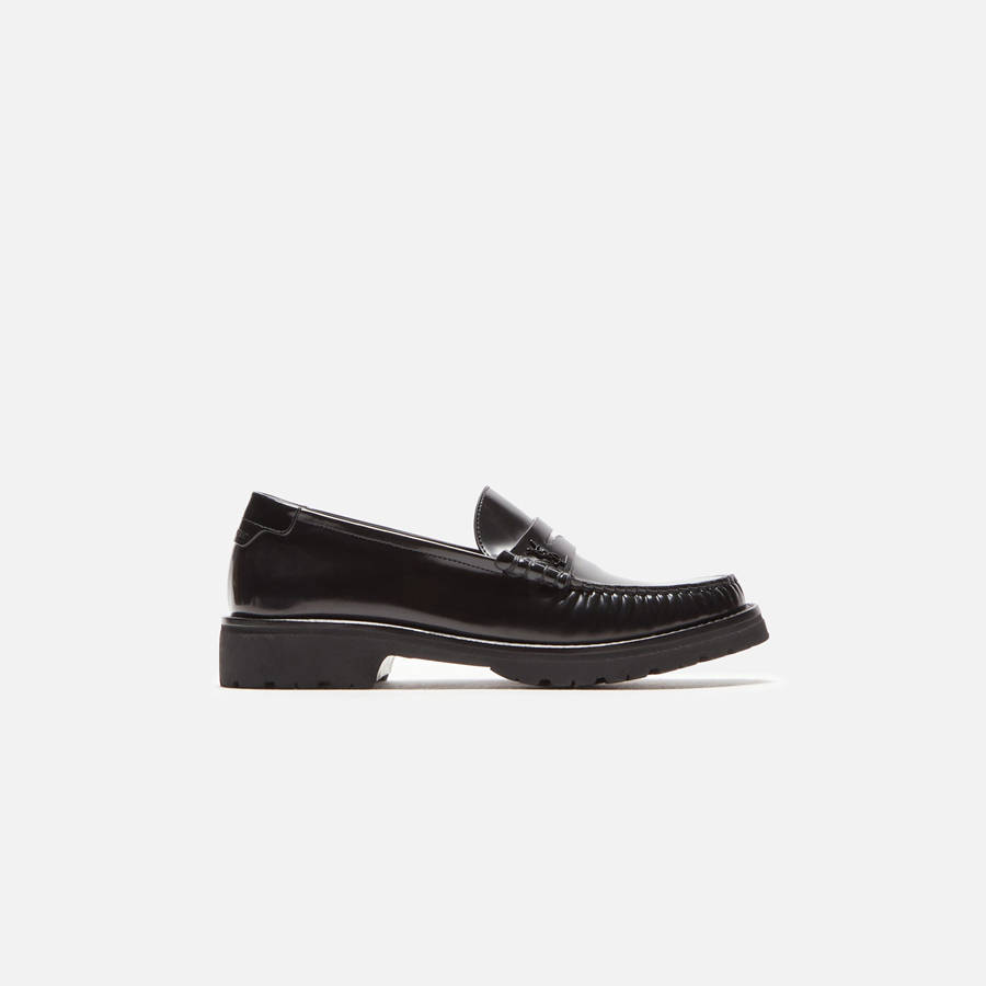 Black Women Kith Saint Laurent WMNS Le 15 SC Loafers | 4693-SMNIR