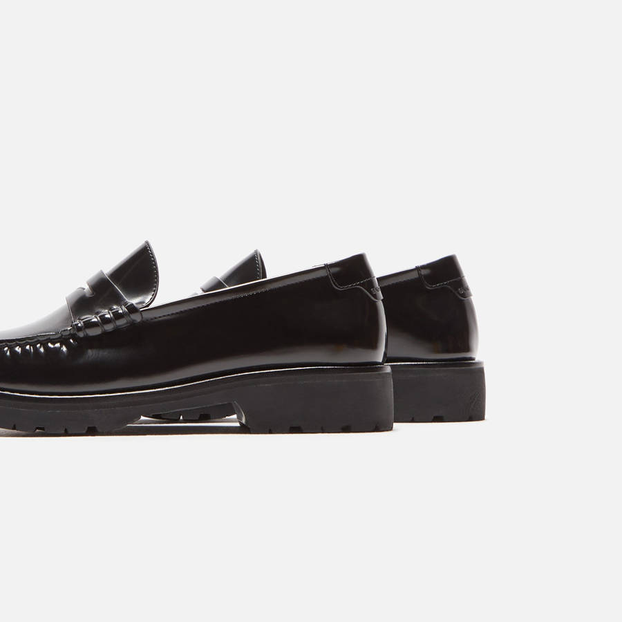 Black Women Kith Saint Laurent WMNS Le 15 SC Loafers | 4693-SMNIR