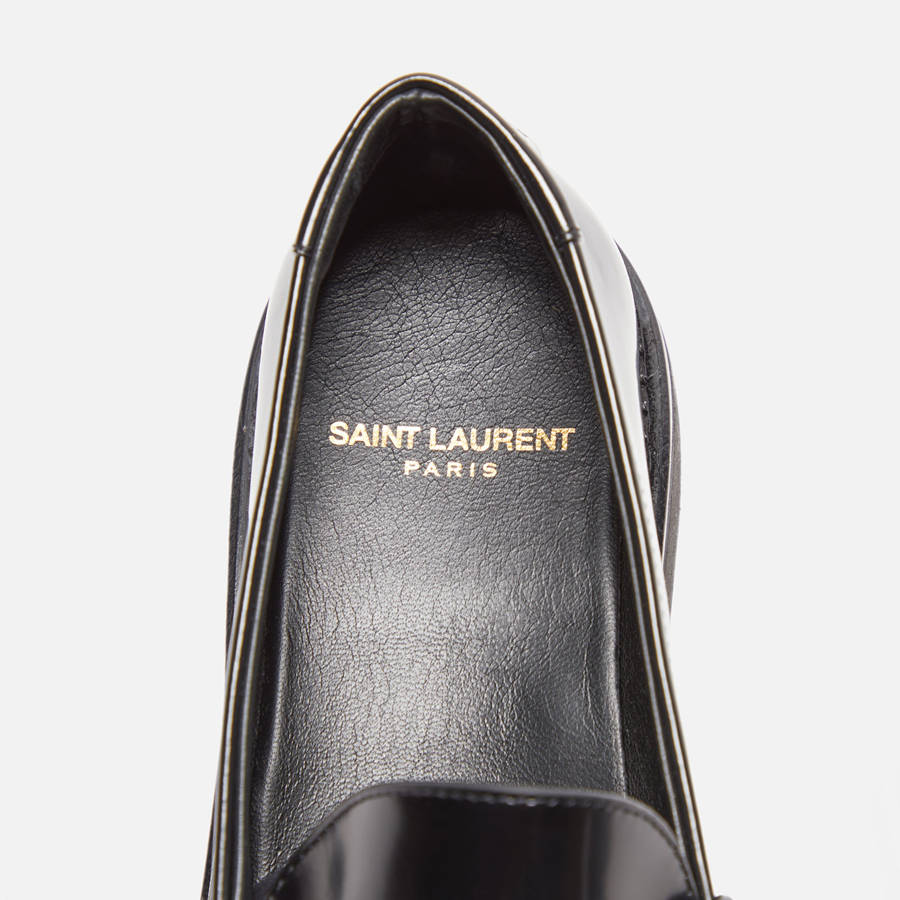 Black Women Kith Saint Laurent WMNS Le 15 SC Loafers | 4693-SMNIR