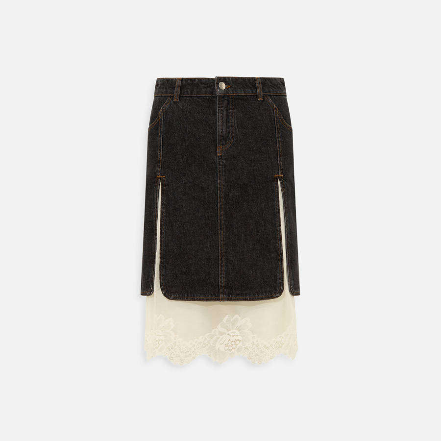 Black Women Kith Siedres Lainz Skirts | 2639-MUGOS