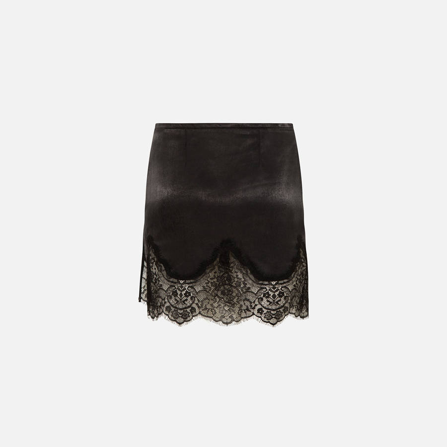 Black Women Kith Siedres Witz Skirts | 1056-DRPFH