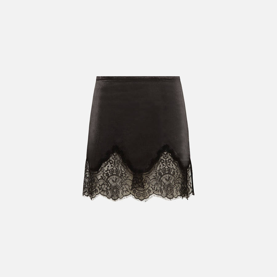 Black Women Kith Siedres Witz Skirts | 1056-DRPFH