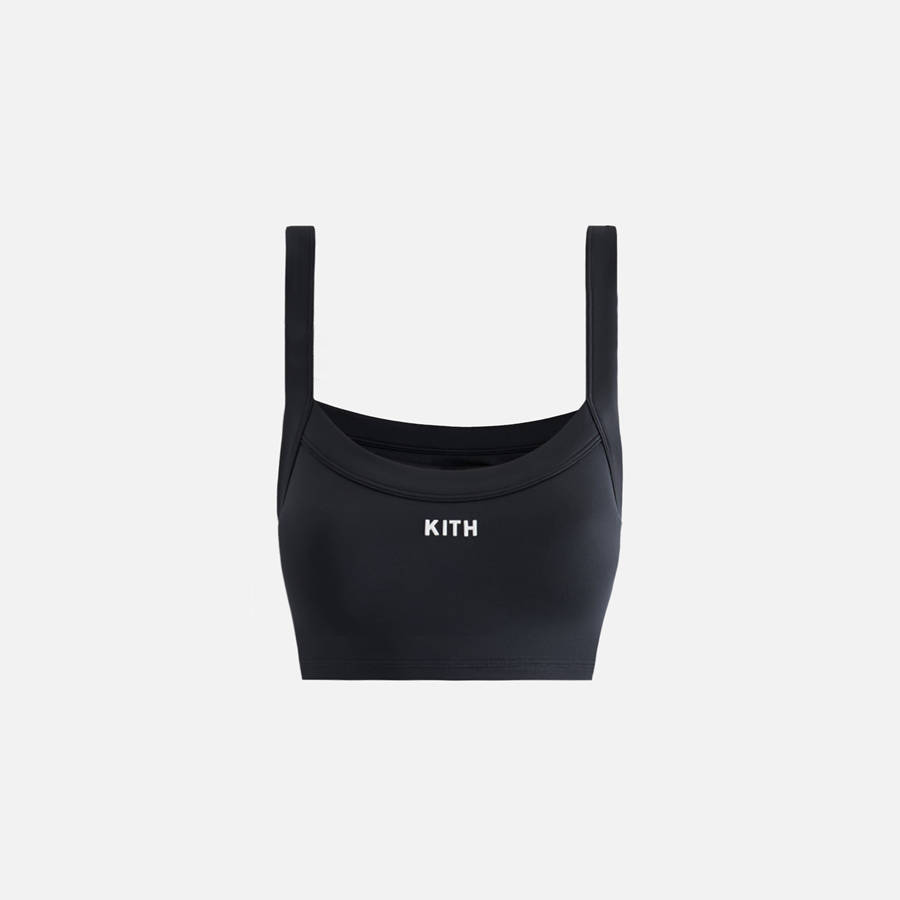 Black Women Kith Terra Active Tank Shirts | 8479-QGIPX
