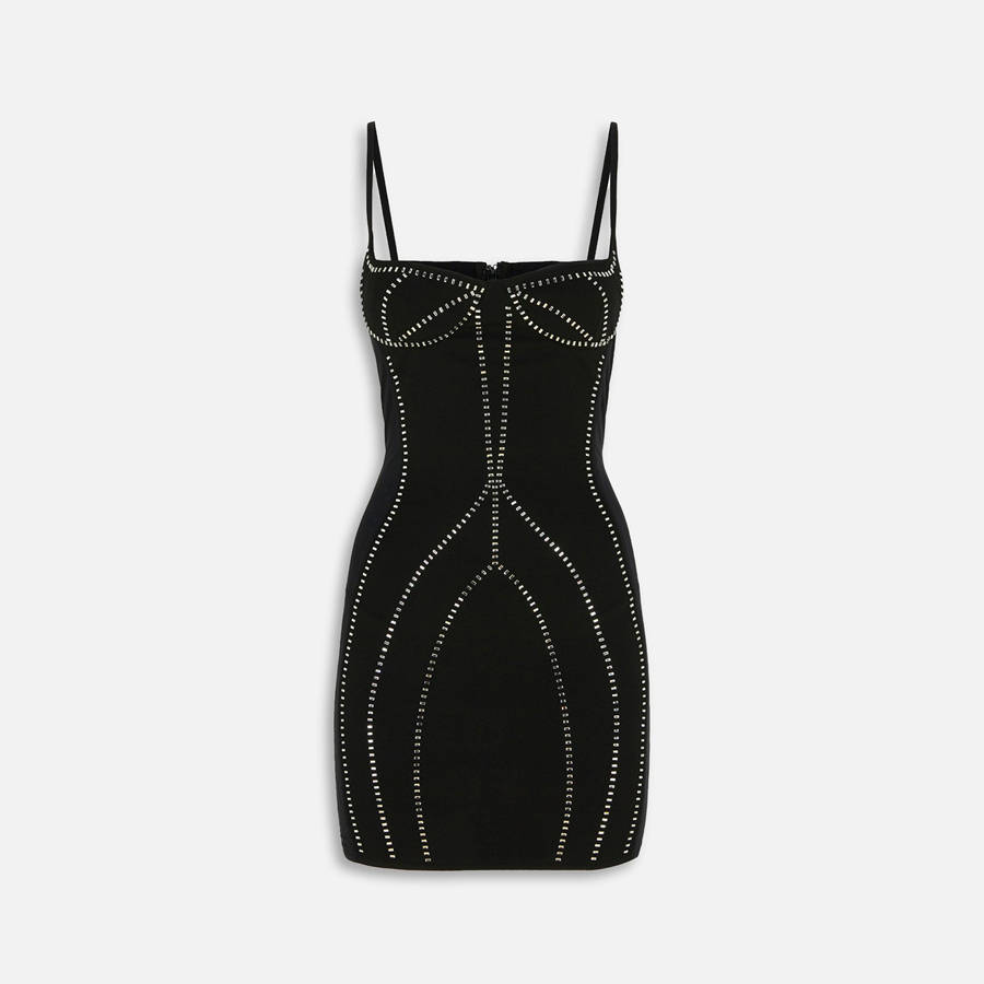Black Women Kith The Attico Mini Dress | 5367-DOPUS