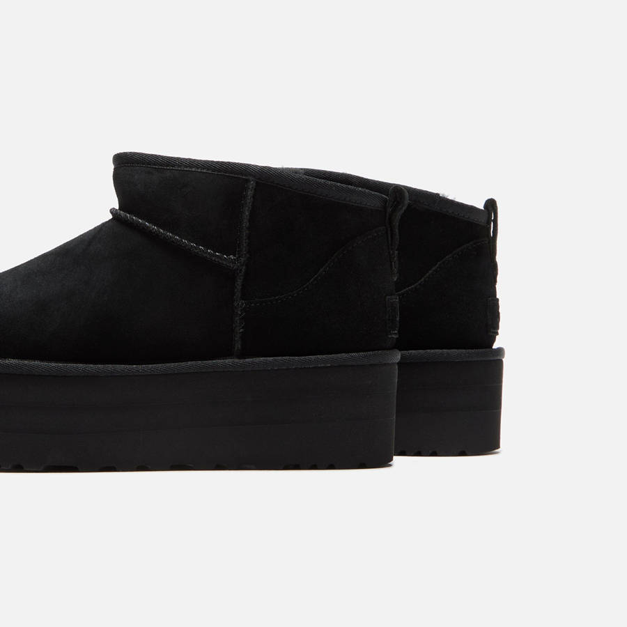 Black Women Kith UGG WMNS Classic Ultra Mini Platform Boots | 8945-GMSHT