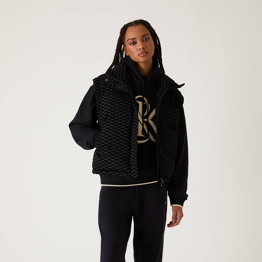 Black Women Kith Wynne Monogram Convertible Puffers | 6205-YECMV