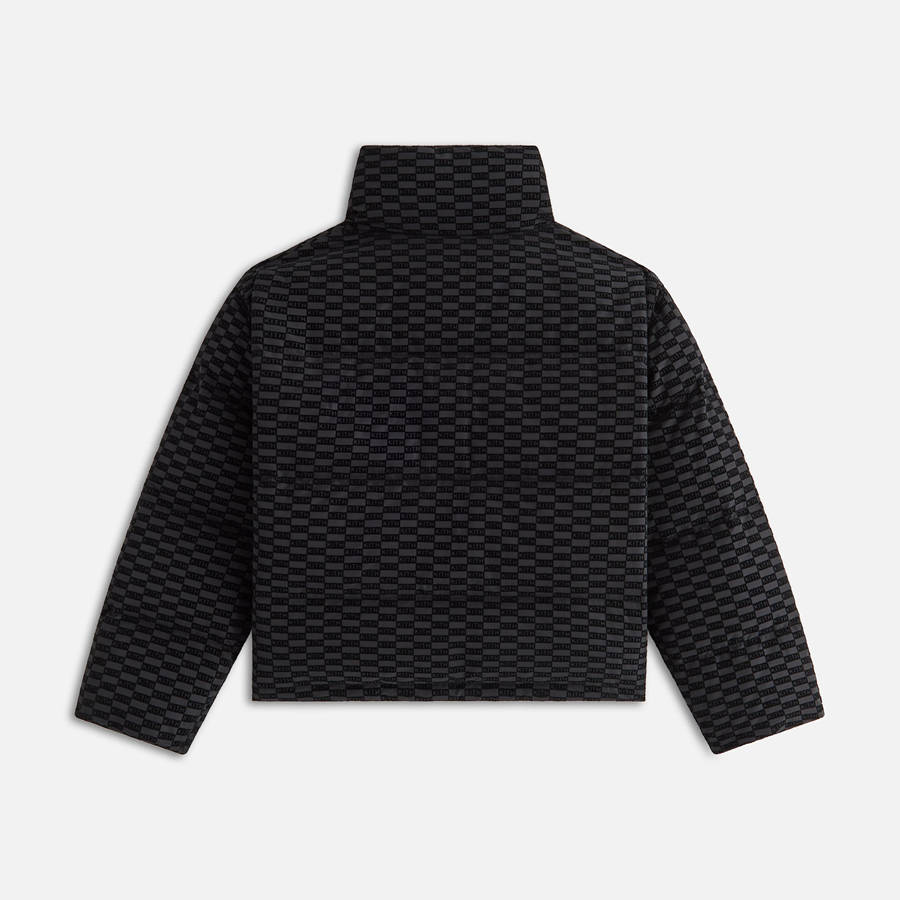 Black Women Kith Wynne Monogram Convertible Puffers | 6205-YECMV