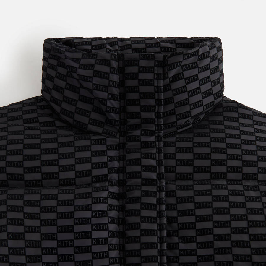 Black Women Kith Wynne Monogram Convertible Puffers | 6205-YECMV