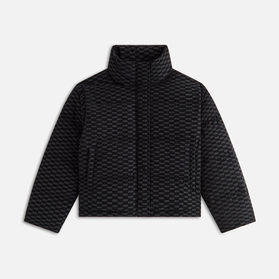 Black Women Kith Wynne Monogram Convertible Puffers | 6205-YECMV
