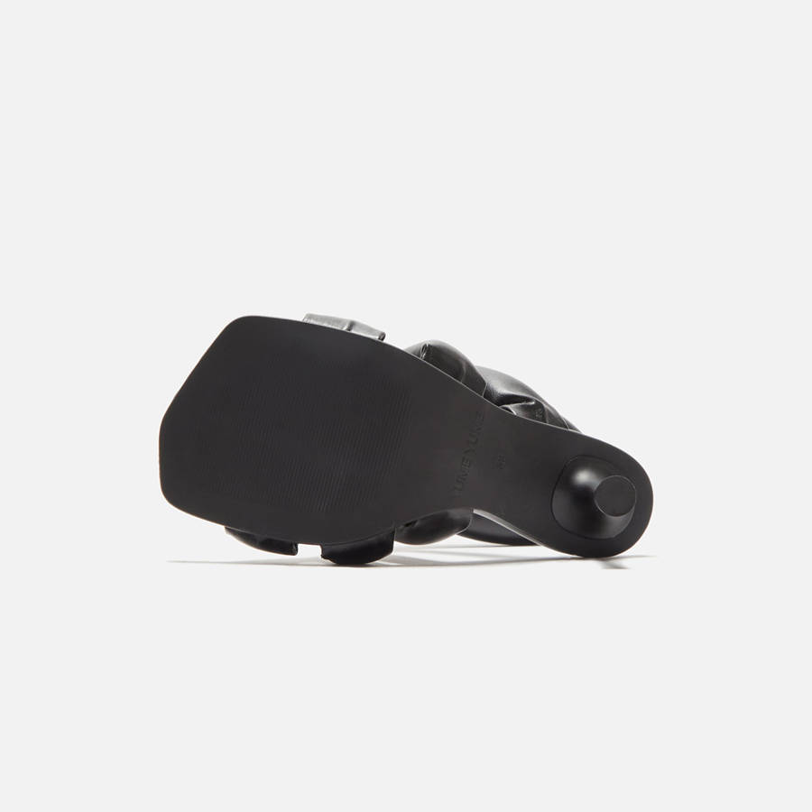 Black Women Kith Yume Yume Circular Heels | 5861-BFLJQ