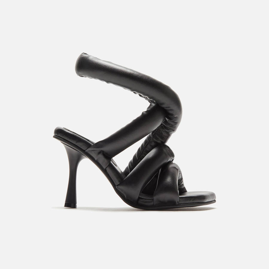 Black Women Kith Yume Yume Circular Heels | 5861-BFLJQ