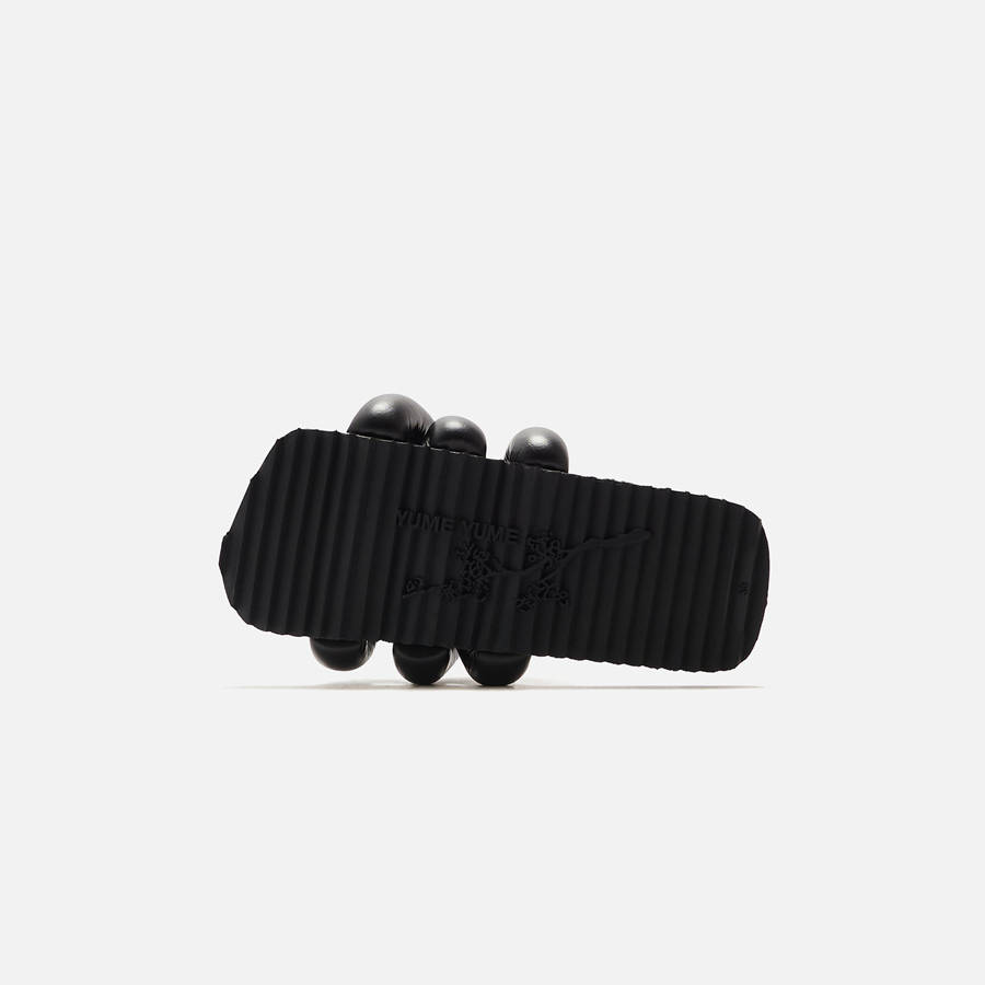 Black Women Kith Yume Yume Tyre Slide Sandals | 7126-BOKXM