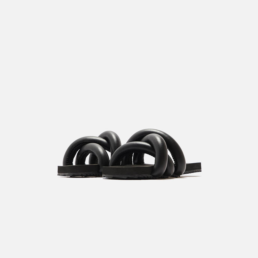 Black Women Kith Yume Yume Tyre Slide Sandals | 7126-BOKXM