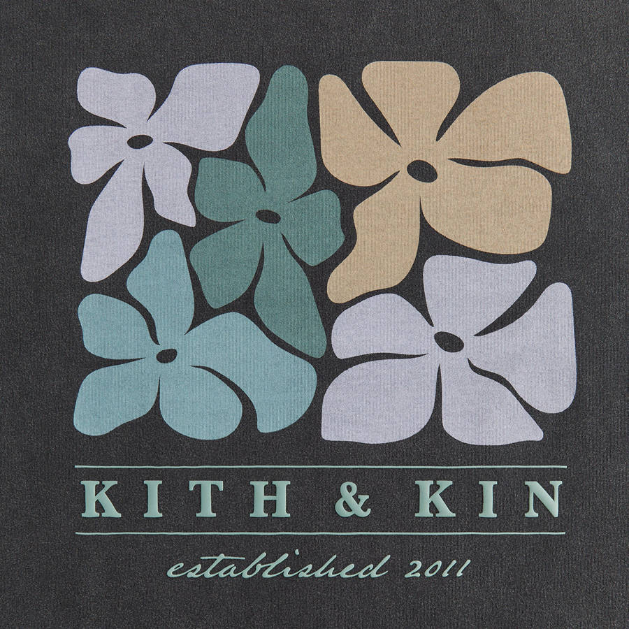 Black Women Kith and Kin Floral Oversized Sonoma Long Sleeve T-Shirt | 5931-UGPFV