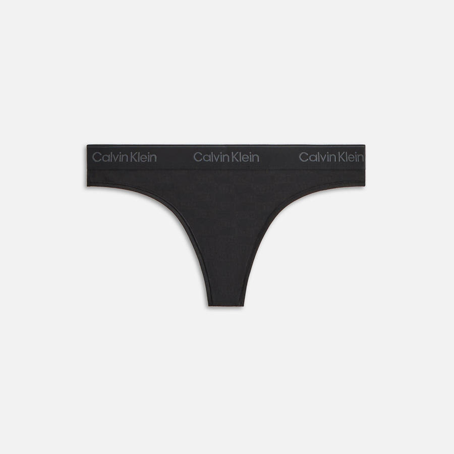 Black Women Kith for Calvin Klein Thong Underwear | 6041-GNBSQ