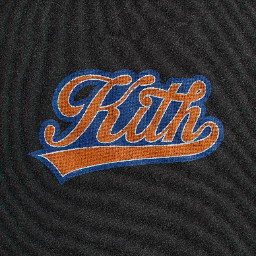 Black Women Kith for the New York Knicks Script Vintage Mulberry Shirts | 5364-ZEIVT