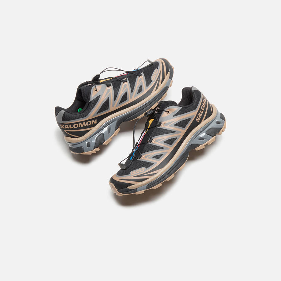 Black / Blue Grey Men Kith Salomon XT-6 Sneakers | 9012-EGQAC