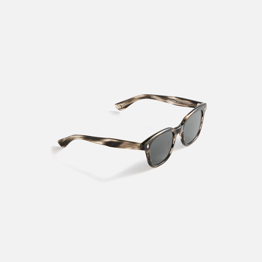 Black / Blue Men Kith Garrett Leight Broadway Sunglass Sunglasses | 5349-IPEXD