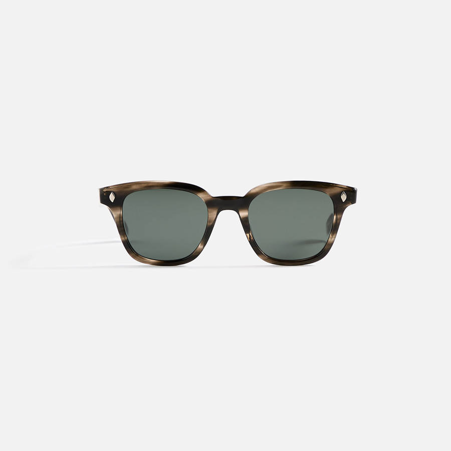 Black / Blue Men Kith Garrett Leight Broadway Sunglass Sunglasses | 5349-IPEXD