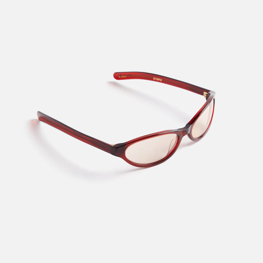 Black / Brown Men Kith Flatlist Olympia Sunglasses | 7690-ITMAR