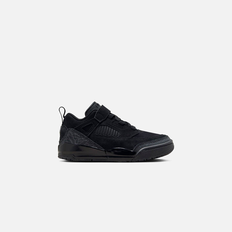 Black / Dark Grey Kids' Kith Jordan PS Spizike Low Sneakers | 1457-TLXCA