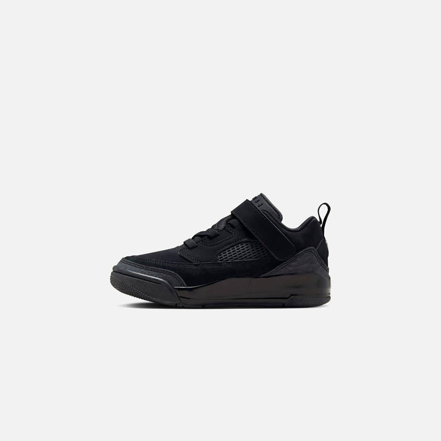Black / Dark Grey Kids' Kith Jordan PS Spizike Low Sneakers | 1457-TLXCA
