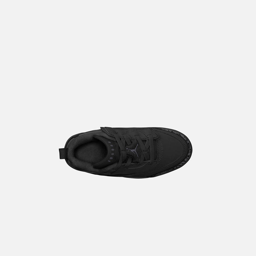 Black / Dark Grey Kids' Kith Jordan PS Spizike Low Sneakers | 1457-TLXCA