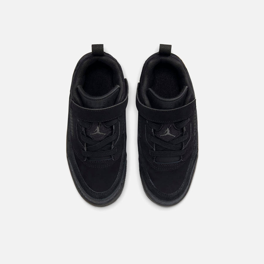 Black / Dark Grey Kids' Kith Jordan PS Spizike Low Sneakers | 1457-TLXCA