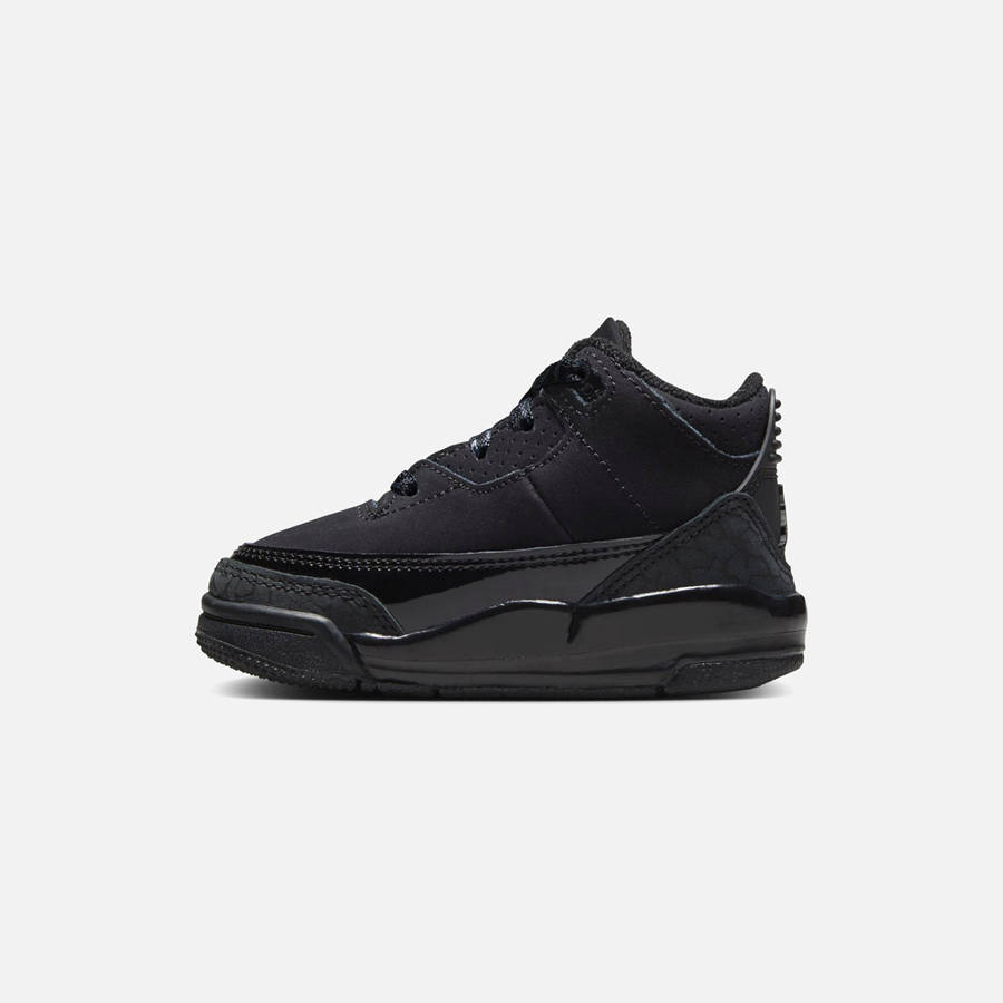 Black / Dark Grey Kids' Kith Jordan TD Air Jordan 3 Retro Sneakers | 1753-XRUGW
