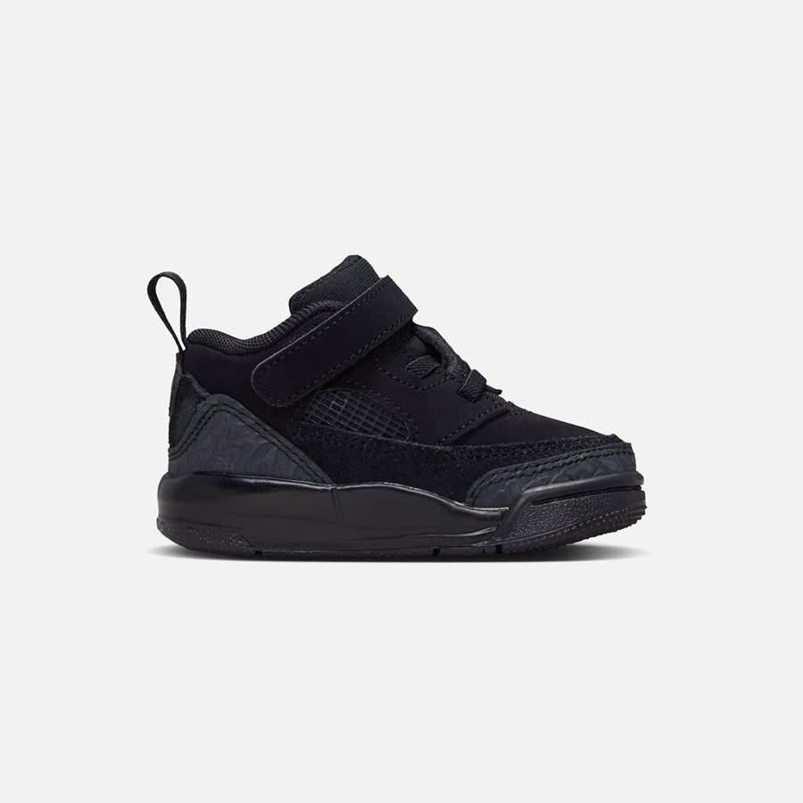 Black / Dark Grey Kids' Kith Nike Air Jordan Toddler Spizike Low Sneakers | 7602-CHSWX