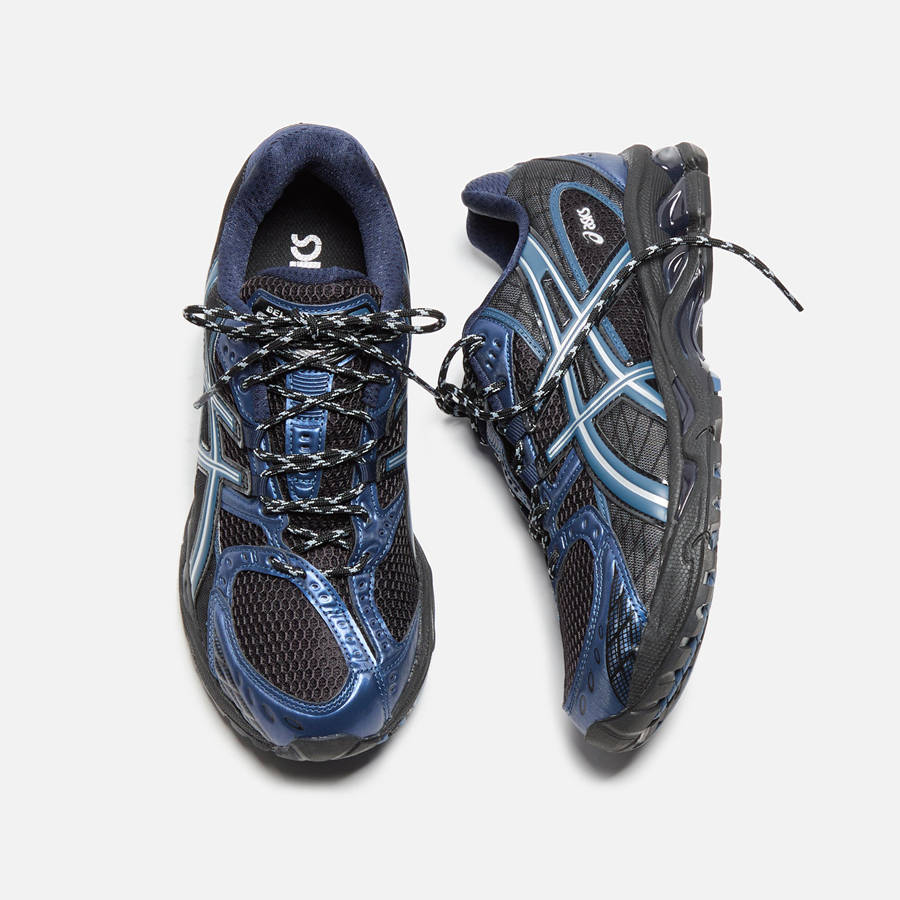 Black / Dark Grey Men Kith ASICS Gel-Nimbus 10.1 Sneakers | 7182-KGABY
