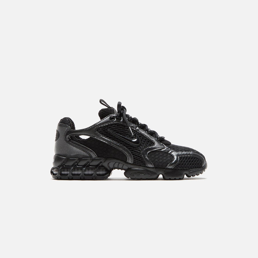 Black / Dark Grey Men Kith Nike Air Zoom Spiridon Cage 2T Sneakers | 3680-BDTNE