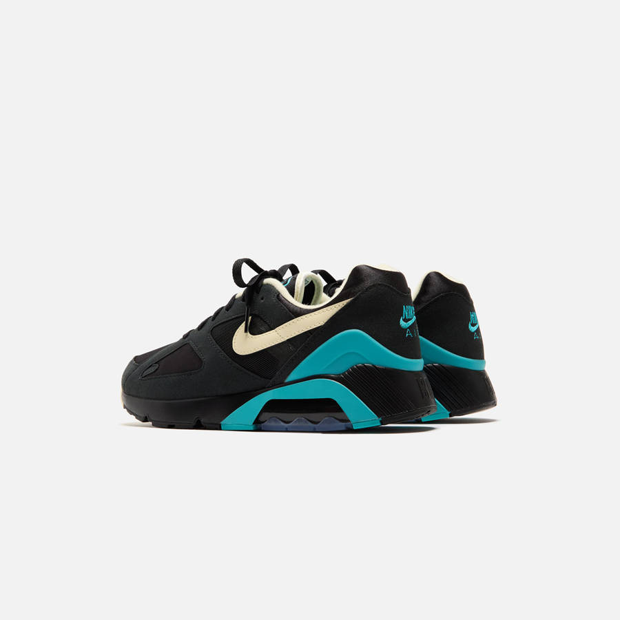 Black / Green Men Kith Nike Air 180 Sneakers | 8263-CYAUF