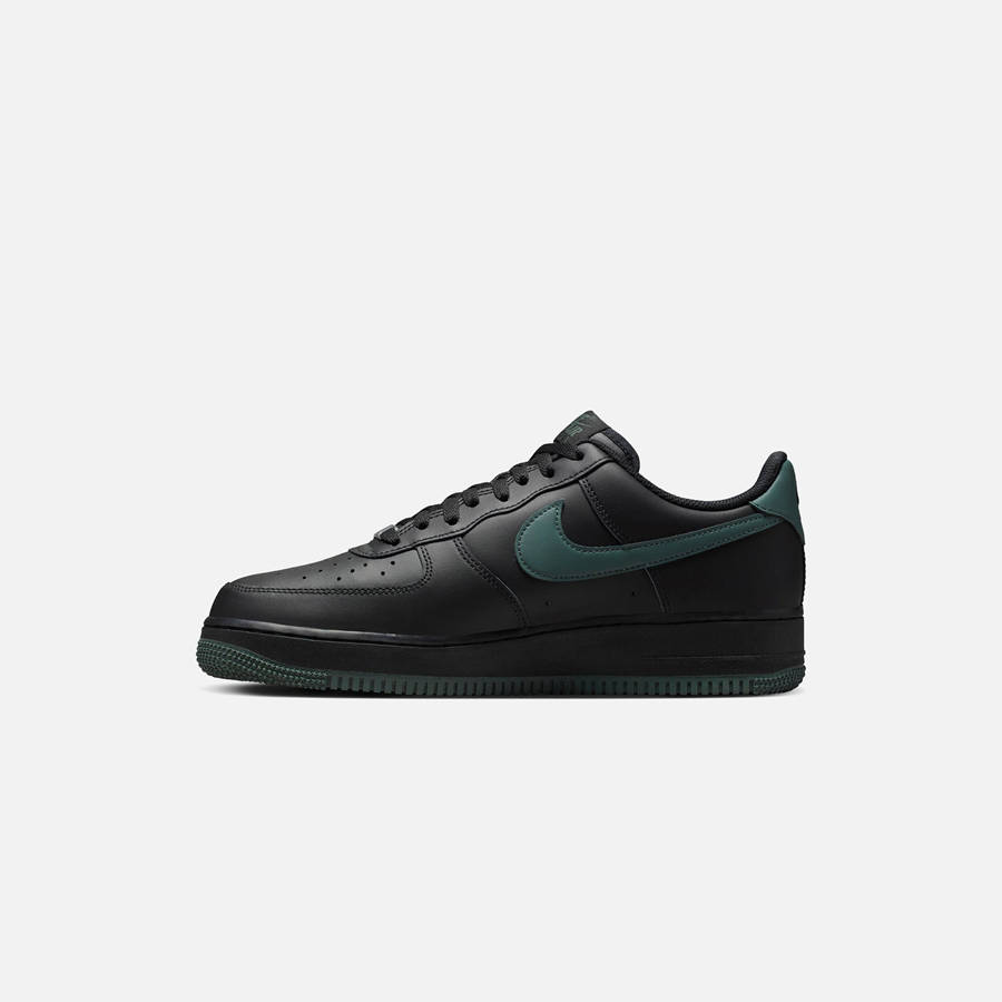 Black / Green Men Kith Nike Air Force 1 '07 LX Sneakers | 4321-EWRYV
