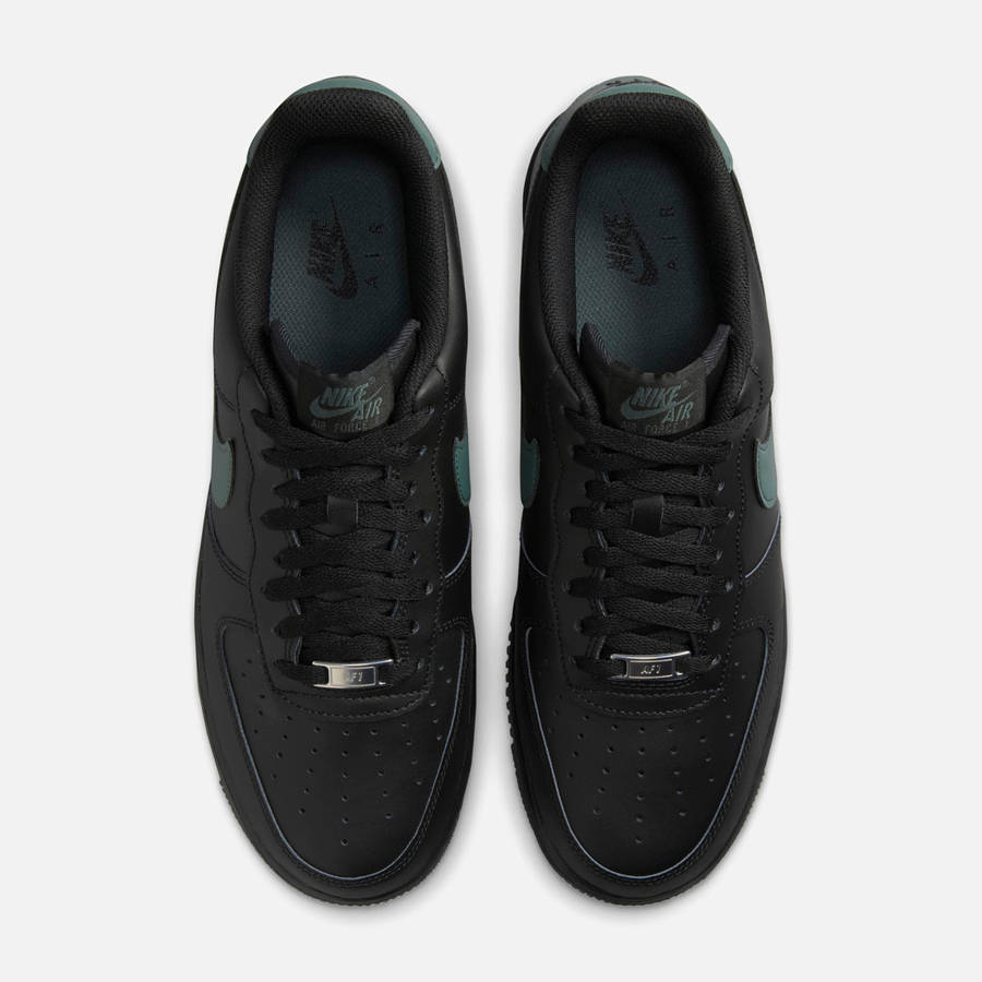 Black / Green Men Kith Nike Air Force 1 '07 LX Sneakers | 4321-EWRYV