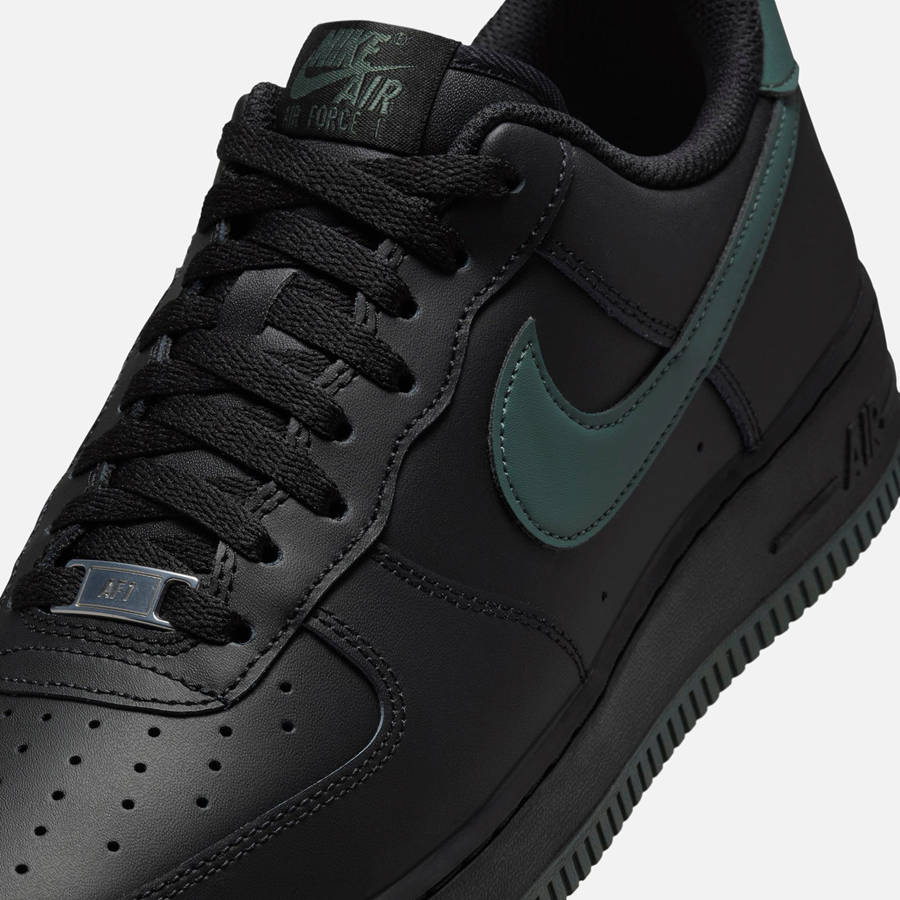 Black / Green Men Kith Nike Air Force 1 '07 LX Sneakers | 4321-EWRYV