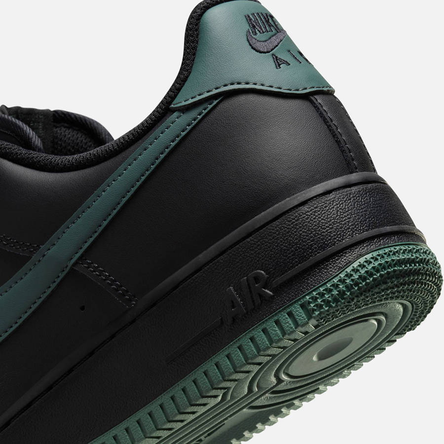 Black / Green Men Kith Nike Air Force 1 '07 LX Sneakers | 4321-EWRYV