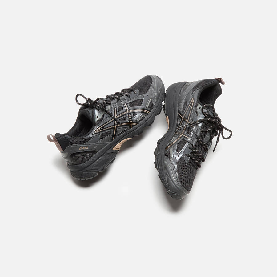 Black / Grey Brown Grey Men Kith ASICS Gel-Nunobiki Sneakers | 1576-KYLBG
