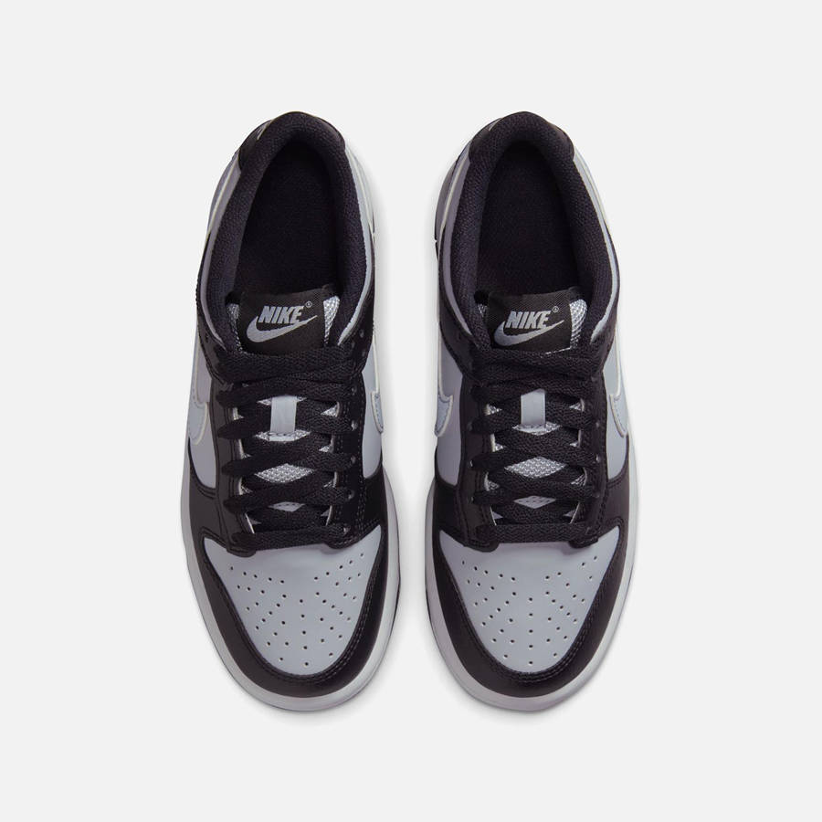 Black / Grey Kids' Kith Nike GS Dunk Low Sneakers | 4761-CJBQX