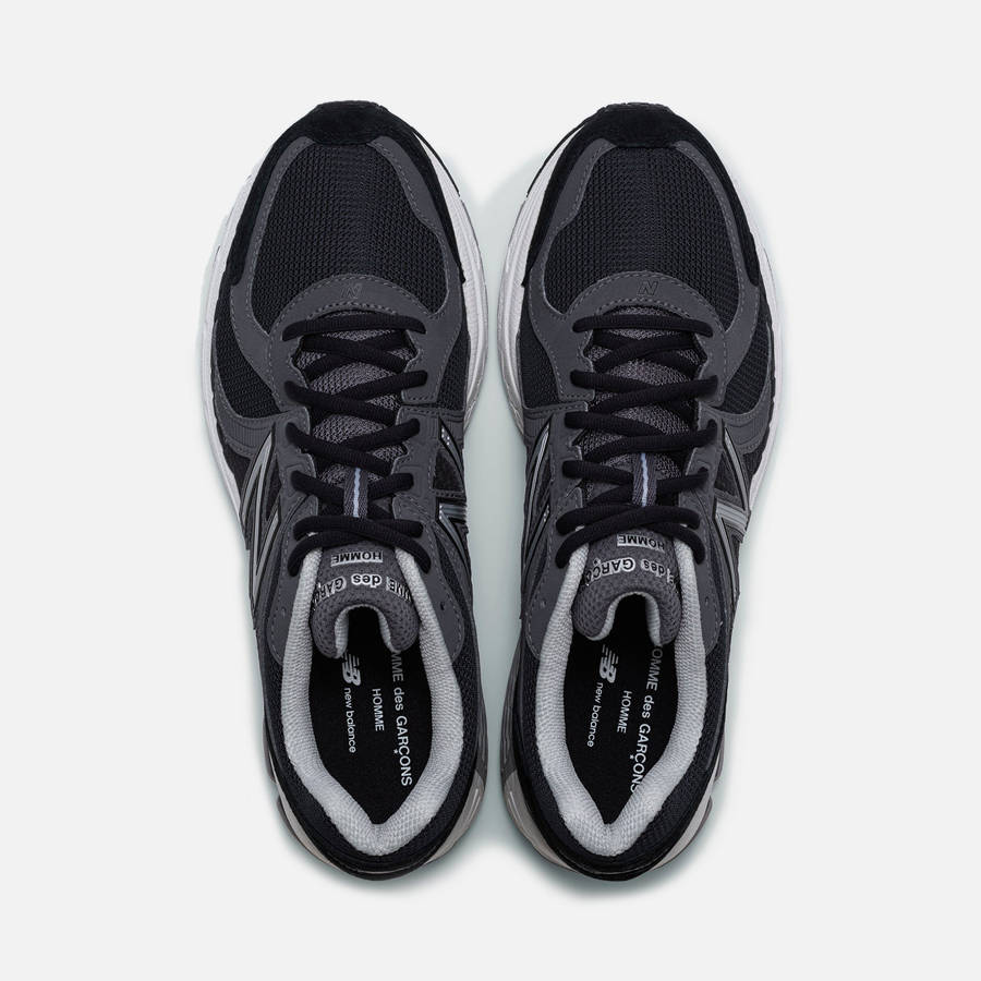 Black / Grey Men Kith CDG Homme x New Balance 860 Sneakers | 6358-JEZFB