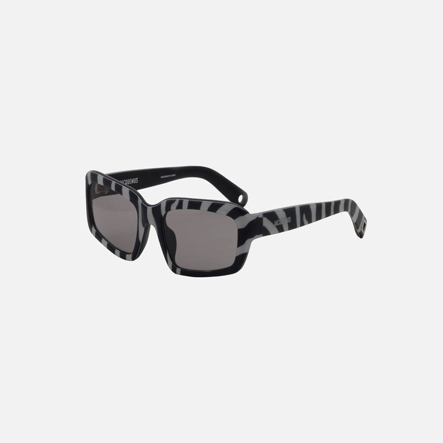 Black / Grey Women Kith Jacquemus Jac64 Sunglasses Eyewear | 5930-PBMDL